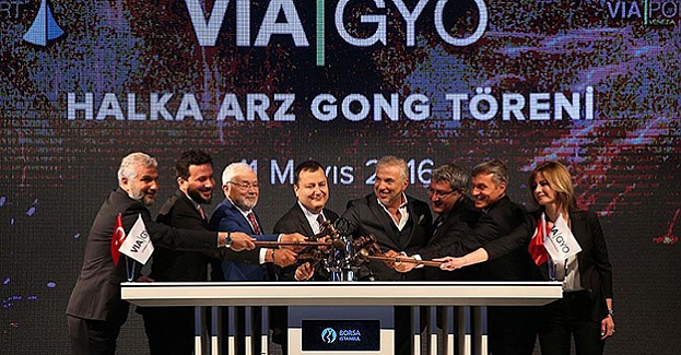 Borsa'da gong VIA GYO için çaldı