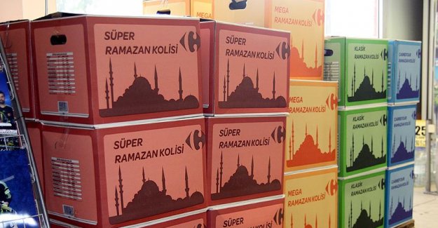 Ramazan kolileri raflarda yerini aldı