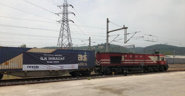 Özel sektörün ilk ihracat blok treni yola çıkıyor