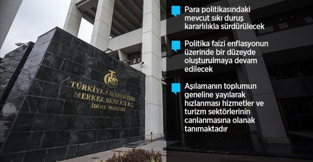 Merkez Bankası politika faizini yüzde 19'da sabit bıraktı