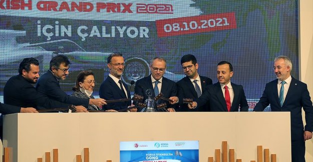 Borsa İstanbul'da gong 'Formula 1 Rolex Turkish Grand Prix 2021' için çaldı