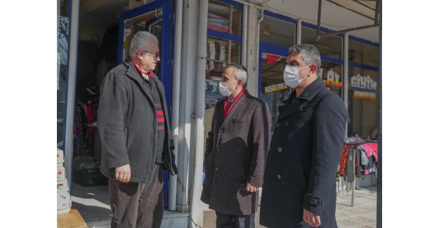 BAŞKAN IŞIK ESNAFLARI DİNLEDİ