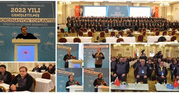 İL MÜDÜRÜMÜZ ANTALYA'DA GERÇEKLEŞEN 2022 YILI GENİŞLETİLMİŞ KOORDİNASYON TOPLANTISINA KATILDI