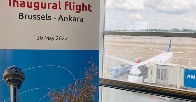 AnadoluJet'in Ankara'dan Brüksel'e ilk uçuşu gerçekleşti