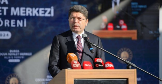 ADALET BAKANI YILMAZ TUNÇ, BURSA ÇOCUK ADALET MERKEZİ'NİN AÇILIŞINDA KONUŞTU