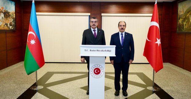 BAKAN TEKİN, TÜRKİYE'NİN BAKÜ BÜYÜKELÇİLİĞİNİ ZİYARET ETTİ