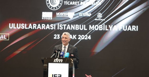 Ticaret Bakanı Bolat, Uluslararası İstanbul Mobilya Fuarı'nın Açılışında Konuştu