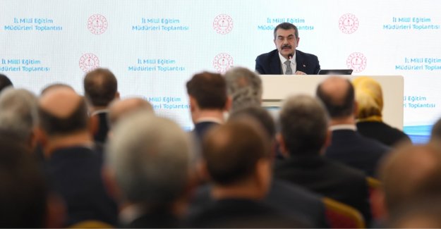BAKAN TEKİN, 81 İLİN MİLLÎ EĞİTİM MÜDÜRÜYLE BİR ARAYA GELDİ