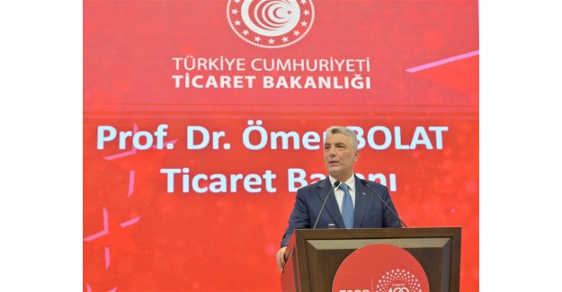 Ticaret Bakanı Bolat, "TOBB Türkiye 100 Ödül Töreni"nde Konuştu