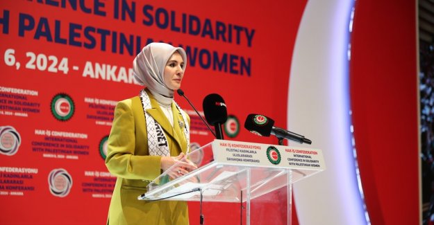 Aile ve Sosyal Hizmetler Bakanımız Göktaş Filistinli Kadınlarla Uluslararası Dayanışma Konferansında Konuştu