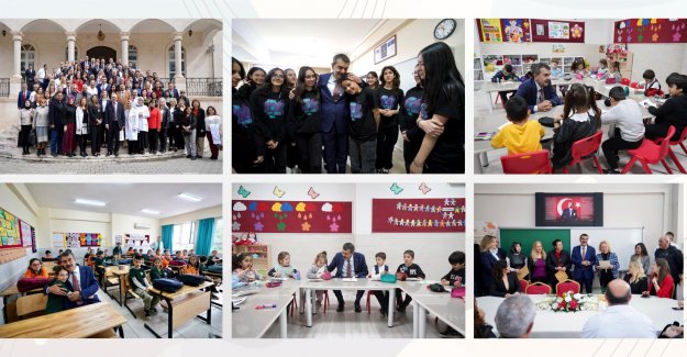 BAKAN TEKİN, ADANA'DA OKULLARI ZİYARET ETTİ