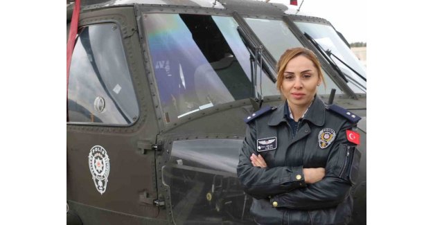 Türk Polis Teşkilatı'nın Kadın Helikopter Pilotu, 6 Yıldır Hava Araçlarıyla Güveni Temin Ediyor