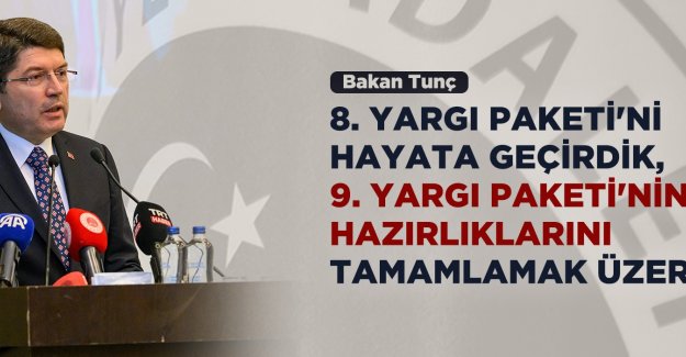 ADALET BAKANI TUNÇ, CEZA İNFAZ KURUMLARINDA TEKNOLOJİ KONFERANSININ AÇILIŞINA KATILDI