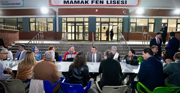 BAKAN TEKİN, MAMAK FEN LİSESİNİN İFTAR SOFRASINA KONUK OLDU
