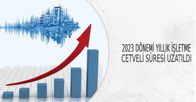 2023 DÖNEMİ YILLIK İŞLETME CETVELİ SÜRESİ UZATILDI