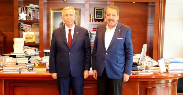 ATB Başkanı Yavuz, ABB Başkanı Mansur Yavaş`ı ziyaret etti