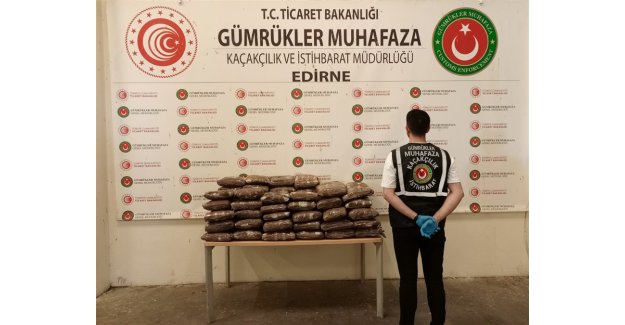 Ticaret Bakanlığı Gümrük Muhafaza Ekipleri Kapıkule’de Uyuşturucuya Geçit Vermedi