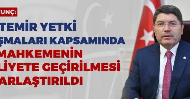 Bakan Tunç: Adalet Hizmetlerine Erişimin Daha Da Kolaylaşması İçin Çalışmalarımızı Kesintisiz Sürdüreceğiz