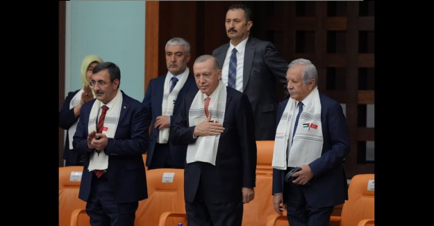 Cumhurbaşkanı Erdoğan, Filistin Konulu Olağanüstü Toplantı için TBMM’de