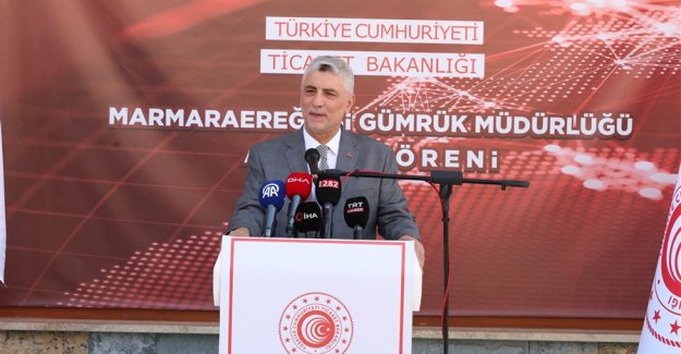 Ticaret Bakanı Bolat, Tekirdağ'da Marmaraereğlisi Gümrük Müdürlüğünün Açılışında Konuştu