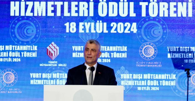 Bakan Bolat, Yurt Dışı Müteahhitlik Hizmetleri Ödül Töreni'nde konuştu