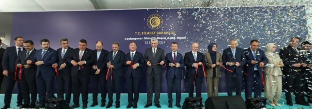 Ticaret Bakanı Bolat, modernize edilen Ceylanpınar Gümrük Kapısı'nın açılış töreninde konuştu
