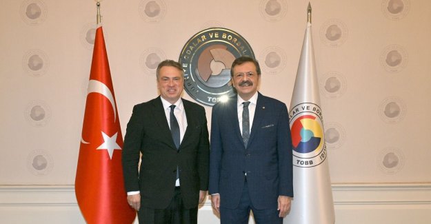 Hisarcıklıoğlu, Avrupa Birliği Türkiye Delegasyonu Başkanı Büyükelçi Ossowski ile görüştü
