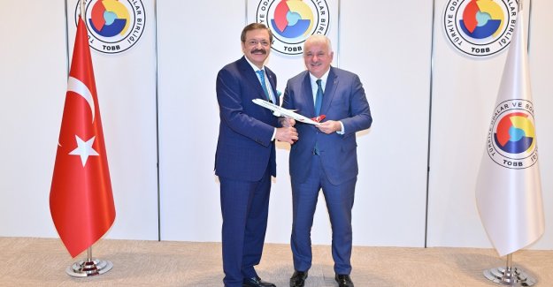 Hisarcıklıoğlu, Türkiye Sivil Havacılık Meclisi Başkanı Ekşi ile görüştü