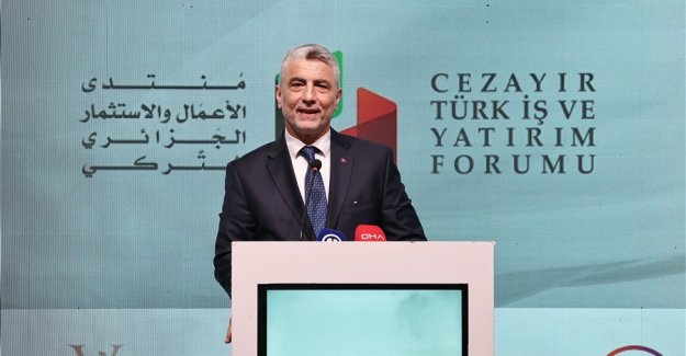 Bakan Bolat, Türkiye-Cezayir İş ve Yatırım Forumu'nda konuştu