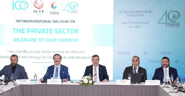 Hisarcıklıoğlu, "Kalkınmanın İtici Gücü Özel Sektör" konulu toplantıya katıldı