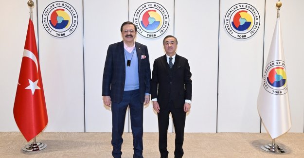 Hisarcıklıoğlu, Moğolistan’ın Ankara Büyükelçisi Munkhbayar ile görüştü