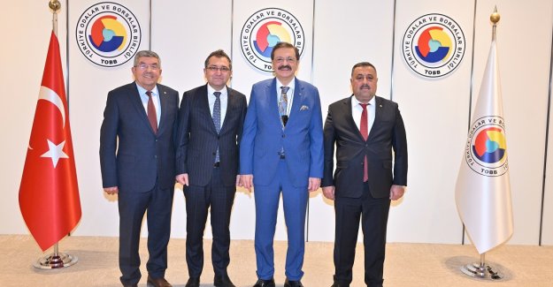 Karapınar heyetinden Hisarcıklıoğlu’na ziyaret