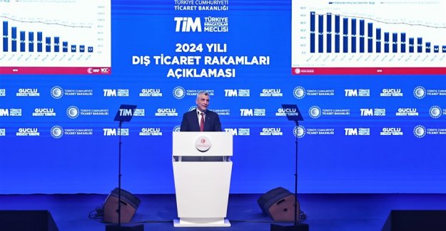 Ticaret Bakanı Bolat, 2024 Yılı Dış Ticaret Verilerinin Açıklandığı Programda Konuştu