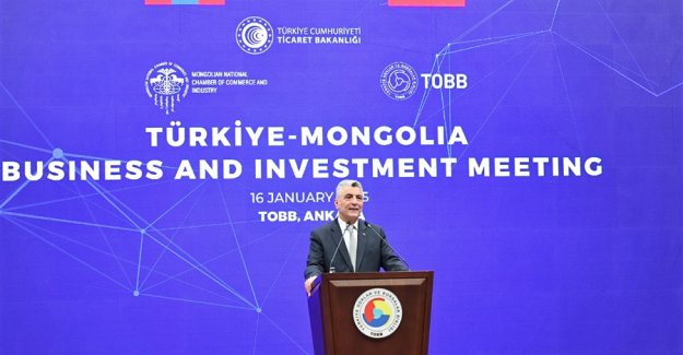 Ticaret Bakanı Bolat, Türkiye-Moğolistan İş ve Yatırım Toplantısı'nda Konuştu