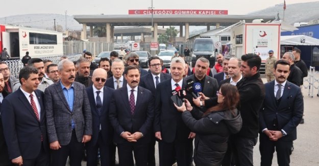 Ticaret Bakanı Ömer Bolat, Cilvegözü Sınır Kapısı'nda konuştu