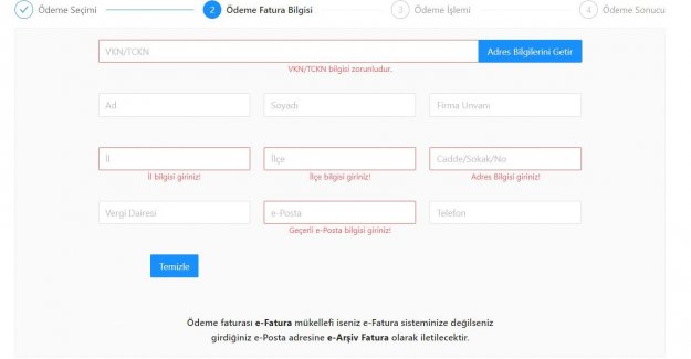 Ticaret Sicili Ödemeleri Online'da
