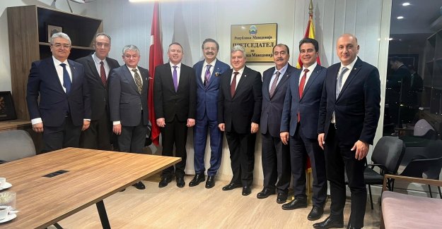 Hisarcıklıoğlu, Kuzey Makedonya eski Cumhurbaşkanı Ivanov ile görüştü