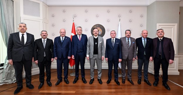 Hisarcıklıoğlu, TOBB Konsey Başkanları ile bir araya geldi