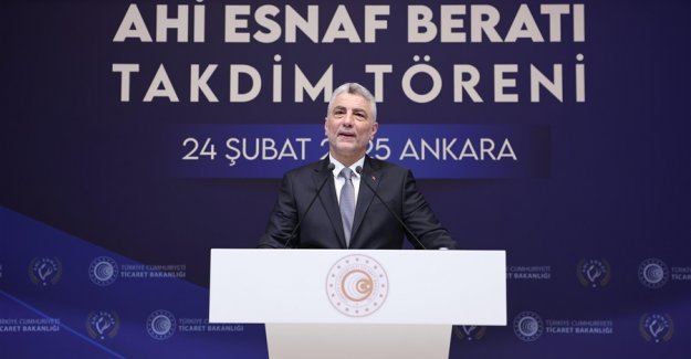 Ticaret Bakanı Bolat, Ahi Esnaf Beratı Takdim Töreni'nde Konuştu