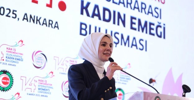 Aile ve Sosyal Hizmetler Bakanımız Göktaş, 14. Uluslararası Kadın Emeği Buluşması'nda katıldı