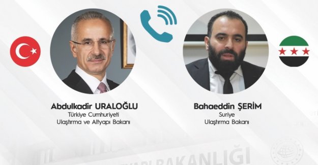 Bakan Uraloğlu, Suriye Ulaştırma Bakanı Şerim İle Görüştü