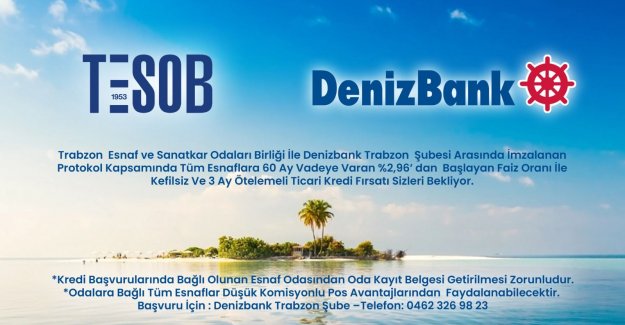 Esnaf ve sanatkarlara avantajlı ticari kredi fırsatı
