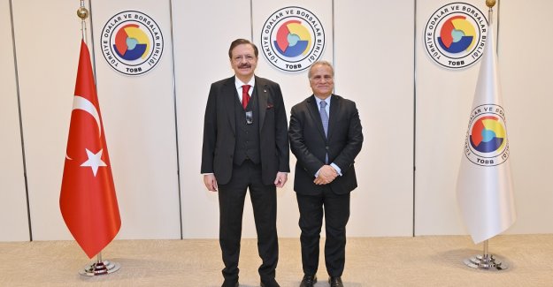 Hisarcıklıoğlu, İtalya'nın Ankara Büyükelçisi Giorgio Marrapodi ile görüştü