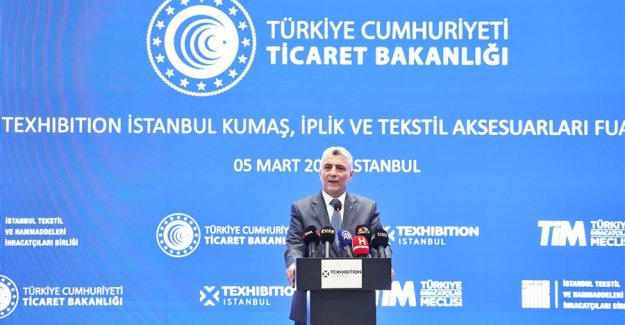 Ticaret Bakanı Bolat, Texhibition İstanbul'un Açılışında Konuştu