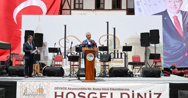 Bakan Uraloğlu, 35. Akşemseddin Hazretlerini Anma Gününde Konuştu