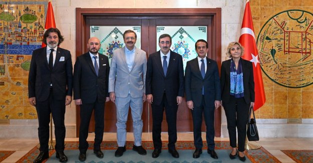 Hisarcıklıoğlu, Cumhurbaşkanı Yardımcısı Yılmaz ile bir araya geldi