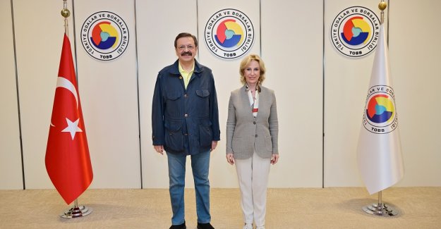 Kütahya TSO Başkanı Esin Güral Argat’tan Hisarcıklıoğlu’na ziyaret
