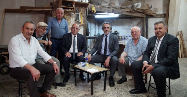 Şener ve Kara’dan Ahilik Esnaf Beratı sahibi Yaşar Ercin’e ziyaret