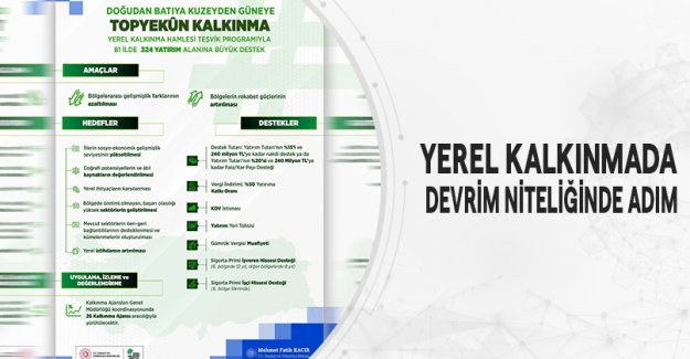 Yerel Kalkınmada Devrim Niteliğinde Adım