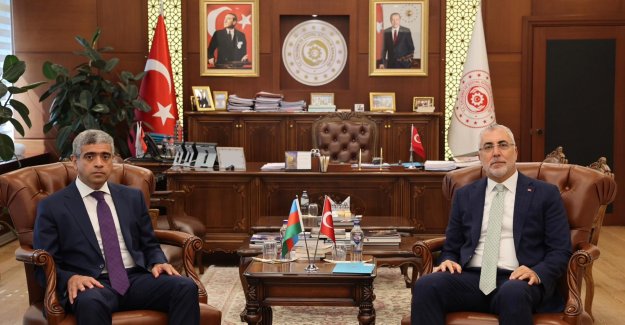 Bakan Işıkhan, Azerbaycan Çalışma ve Halkın Sosyal Koruması Bakanı Aliyev ile Bir Araya Geldi